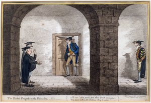 1. tábla a Hannah Humphrey által 1806-ban kiadott „The Rake
