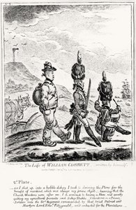 2. tábla, William Cobbett életéből, saját maga írta, kocsma. H. Humphrey, 1809 alkotó: James Gillray