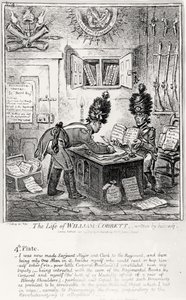 4. tábla, The Life of William Cobbett, saját maga írta, kocsma. H. Humphrey, 1809 alkotó: James Gillray