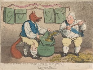 A Cole-Heaverek. Két erényes tündér, akik magukról gondoskodnak alkotó: James Gillray