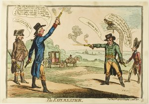A magyarázat alkotó: James Gillray