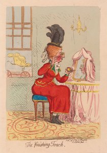 The Finishing Touch, kocsma. 1791 (kézzel színezett metszet)