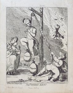 The Friendly Agent, kiadta S.W. Fores 1787-ben.