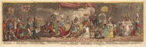 Napóleon, Franciaország első császárának nagy koronázási körmenete a Notre-Dame templomból, 1805