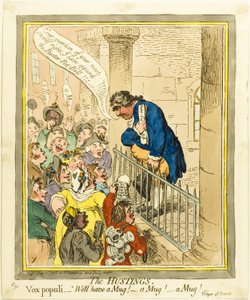 A tüntetések alkotó: James Gillray