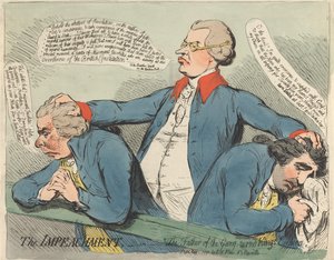 A felelősségre vonás - avagy - „A banda atyja koronatanúvá vált” alkotó: James Gillray