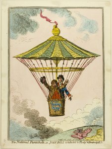 A nemzeti ejtőernyő alkotó: James Gillray
