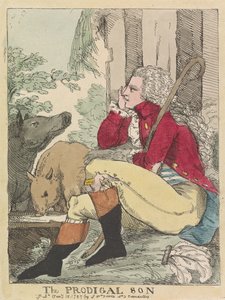 A tékozló fiú alkotó: James Gillray