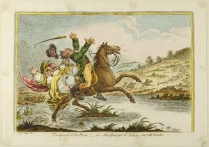A kürt hangja alkotó: James Gillray