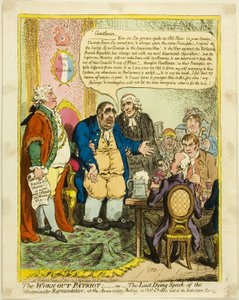 Az elnyűtt hazafi alkotó: James Gillray