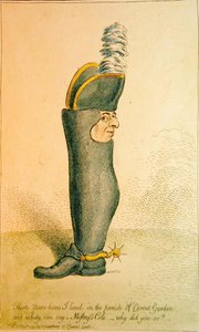 Harminc évig éltem Covent Garden plébániáján, kiadta Hannah Humphrey alkotó: James Gillray