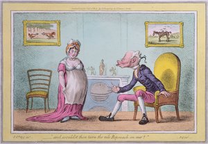 "És rám fordítod-e az aljas szemrehányást" Hannah Humphrey 1807-ben (kézzel színezett rézkarc)