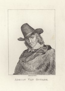 Adriaen van Ostade, Adriaen Jansz Hendricx néven keresztelték meg. James Girtin metszet. alkotó: James Girtin