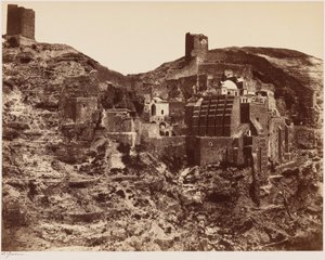 Mar Saba kolostor,c. 1855 (fotó) alkotó: James Graham