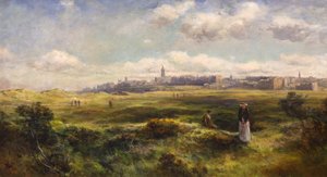 St Andrews a golfpályáról alkotó: James Gustavus Hope Spindler