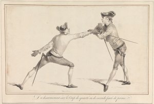 Lefegyverzés a Quarte-on vagy a Második Parried Prime-on alkotó: James Gwin