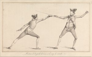 A Garde de Tierce és a Coup de Seconde pozíciója alkotó: James Gwin