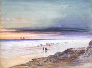Beach Scene, kb. 1865.
