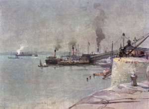 A leszállóhely, South End alkotó: James Hamilton Hay