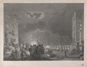 A Broad Street-i zavargás 1780. június hetedikén alkotó: James Heath