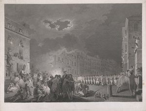 A Broad Street-i zavargás 1780. június hetedikén alkotó: James Heath