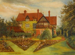 Broadwater (Kenilworth Road és Earlsdon Avenue, Coventry), 20. század eleje (olaj, tábla) alkotó: James Henry Bambrick