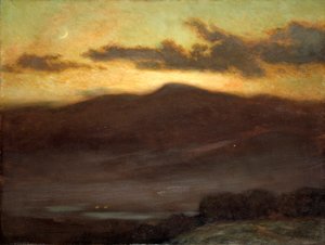 Naplemente, Mount McIntyre alkotó: James Henry Moser