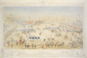 A listák általános nézete (ceruza, wc és testszín papíron) alkotó: James Henry Nixon