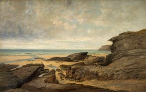 Low Water, Trebarwith Strand, Tintagel, Cornwall alkotó: James Holland