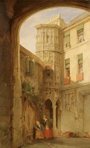 „A Philippe le Bel-palota maradványai”, 1835