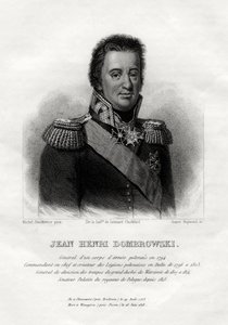 Jean Henri Dombrowski, lengyel katonai parancsnok, 1845 alkotó: James Hopwood
