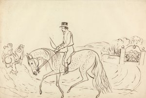 Jelenet lóval és lovassal