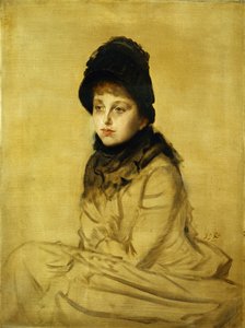 Kathleen Newton portréja, 1877 alkotó: James Jacques Joseph Tissot