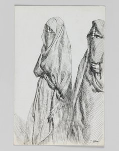 Út az Olajfák hegyén, illusztráció a mi Urunk Jézus Krisztus életéből alkotó: James Jacques Joseph Tissot