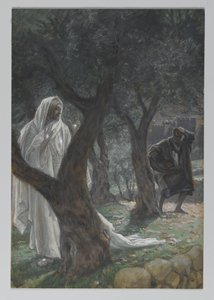Urunk jelenése Szent Péternek, illusztráció: Urunk Jézus Krisztus élete, 1886-94 (wc grafit fölött, papíron) alkotó: James Jacques Joseph Tissot