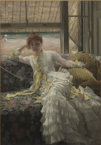 Bord de mer tengerpart, 1878 alkotó: James Jacques Joseph Tissot