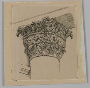 Tőke az El-Aksa mecsetből, illusztráció az Urunk Jézus Krisztus életéből (tinta papíron) alkotó: James Jacques Joseph Tissot