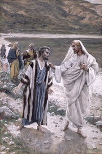 Feed My Lambs, illusztráció: Krisztus élete, 1884-96 (wc és gouache kartonon) alkotó: James Jacques Joseph Tissot