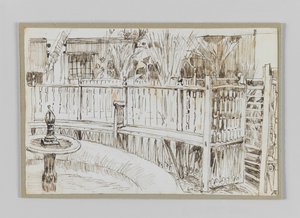 A táncoló dervisek kertje Kairóban, illusztráció a mi Urunk Jézus Krisztus Krisztus életéből alkotó: James Jacques Joseph Tissot