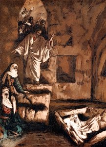 Jézus feltámasztja Lázárt a sírból, 1897 alkotó: James Jacques Joseph Tissot
