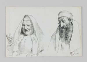 Zsidó és zsidó, illusztráció a mi Urunk Jézus Krisztus életéből alkotó: James Jacques Joseph Tissot