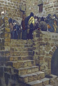 La deliberation nefaste de Joseph Caiphe – Kaifás gonosz tanácsa – „A mi Urunk Jézus Krisztus élete” című filmből – James Tissot 1899 – La vie de notre seigneur Jesus Christ, Jacques Joseph (Jacques-Joseph) Tissot, James Tissot (1836-1902) alkotó: James Jacques Joseph Tissot