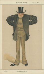 Joseph Cowen úr (színes litó) alkotó: James Jacques Joseph Tissot