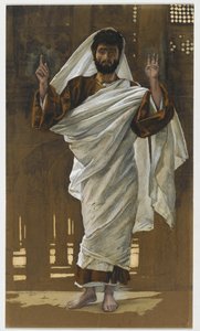 Szent Bertalan, illusztráció a Krisztus életéhez, 1886-94 körül (wc és gouache kartonon) alkotó: James Jacques Joseph Tissot