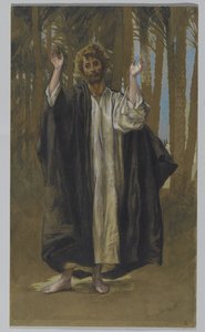 Szent Simon, illusztráció a mi Urunk Jézus Krisztus életéből (wc grafit fölött, papíron) alkotó: James Jacques Joseph Tissot