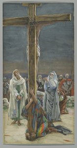 Stabat Mater. Woman Behold Thy Son, illusztráció a Krisztus életéhez, 1884–1896 (wc és gouache kartonon) alkotó: James Jacques Joseph Tissot