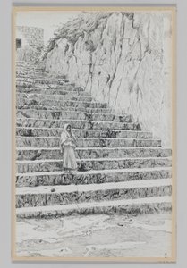 Lépések a próféták sírjához, illusztráció a mi Urunk Jézus Krisztus életéből alkotó: James Jacques Joseph Tissot