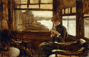 Tanulmány a tékozló fiúnak a modern életben: Az indulás, 1881 körül alkotó: James Jacques Joseph Tissot