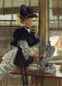 Tea, 1872. alkotó: James Jacques Joseph Tissot
