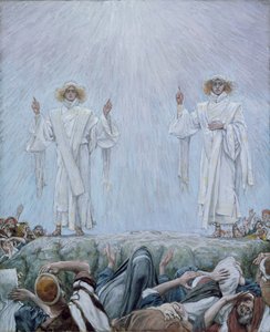 A mennybemenetel, illusztráció a Krisztus életéhez, 1884-96 körül (wc és gouache kartonon) alkotó: James Jacques Joseph Tissot